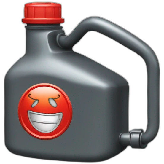 Oil can and engine emoji