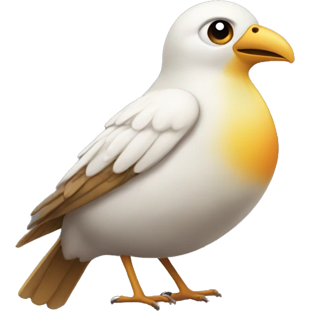A bird farting 💨 emoji