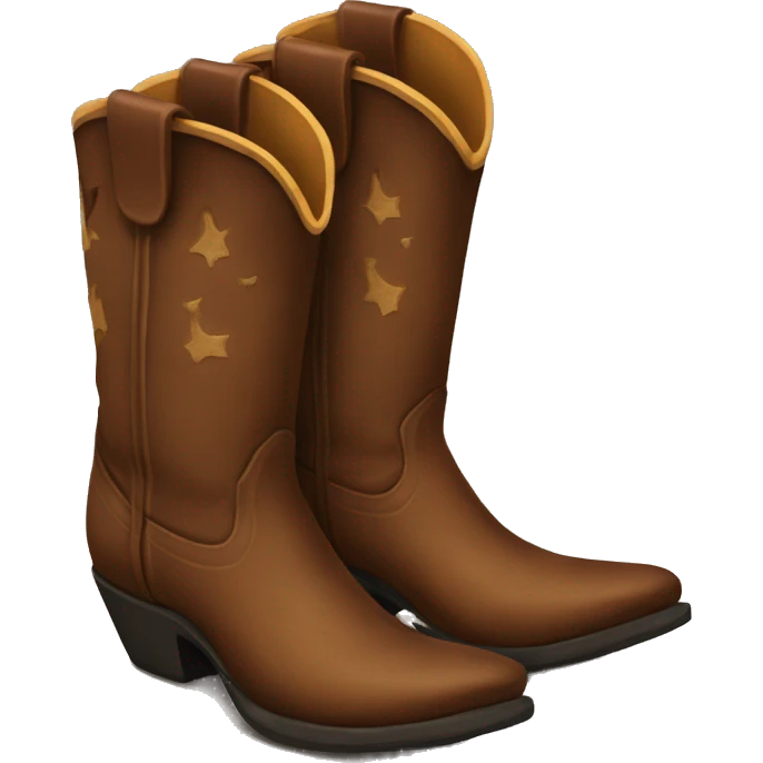 Cowboy boots emoji