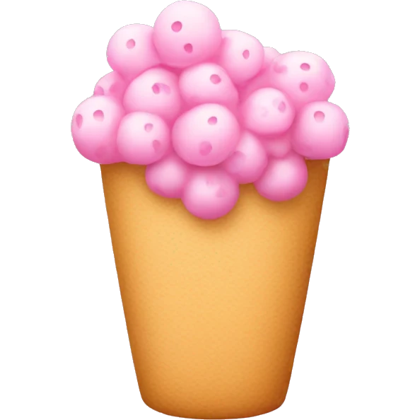 Pink tapioca  emoji