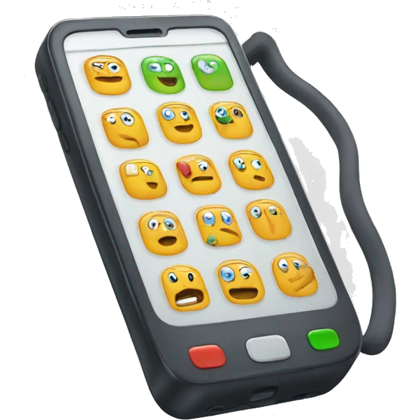 phone with tasks emoji