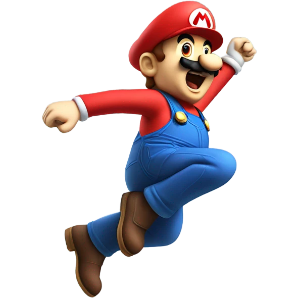 Mario from Mario 64 emoji