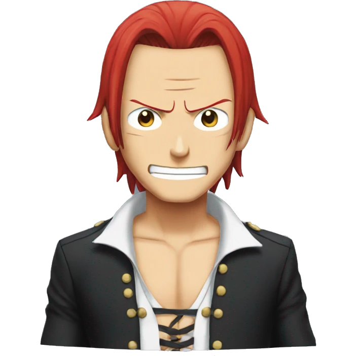 Shanks from one piece emoji