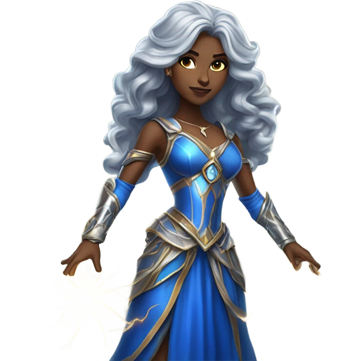 Queen of lightning emoji