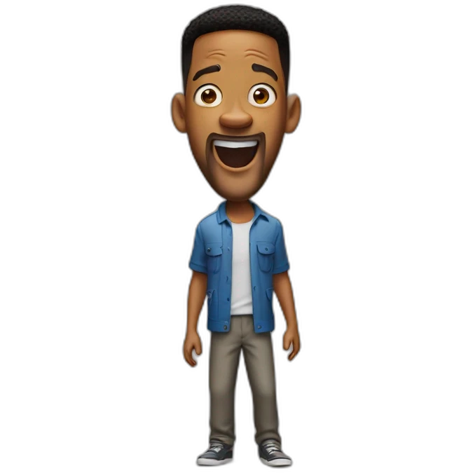 Happy shocked will smith emoji
