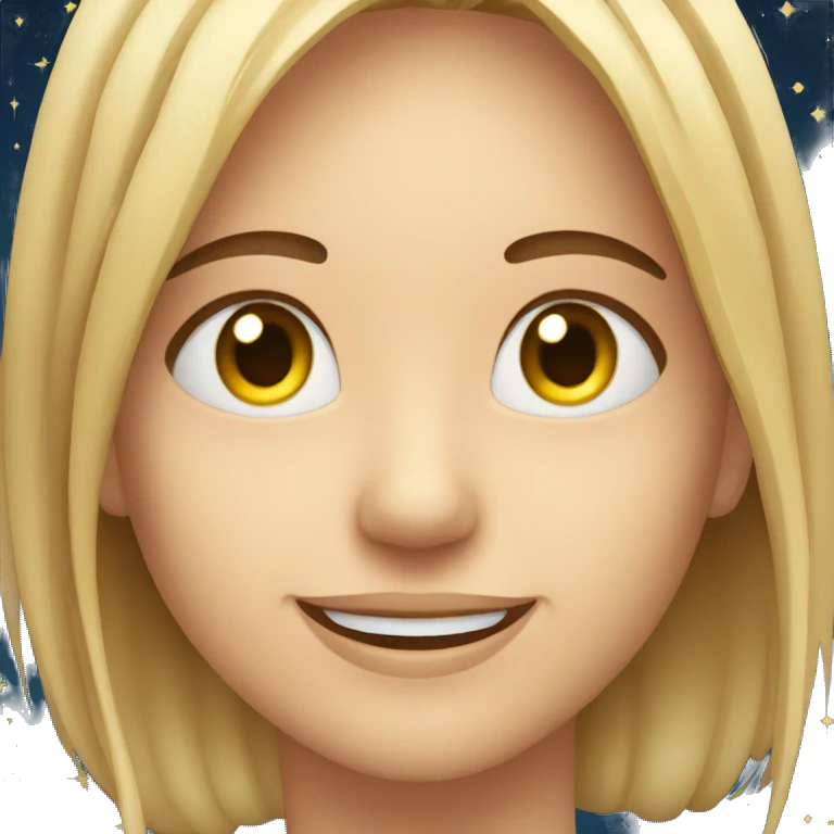 Rosto sorridente com olhos de estrelas emoji