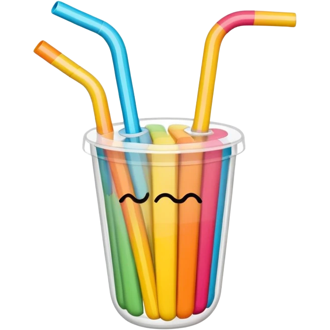 make a cute straw emoji