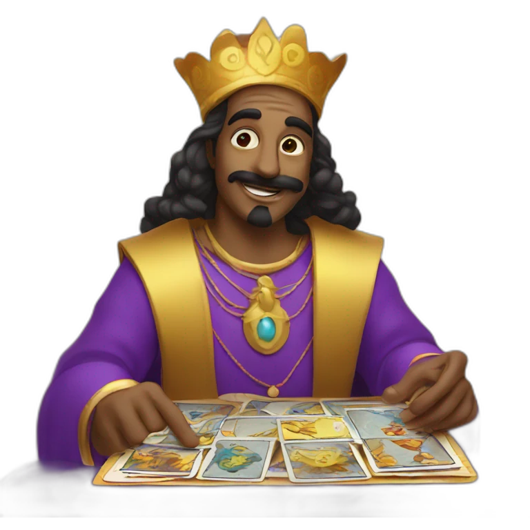tarot card genie emoji