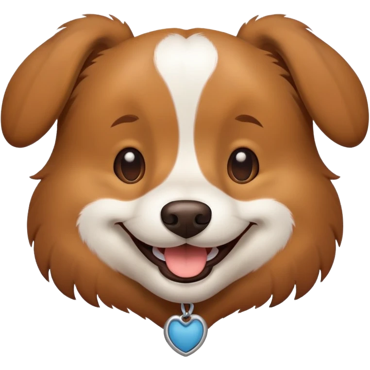 dog with smile emoji