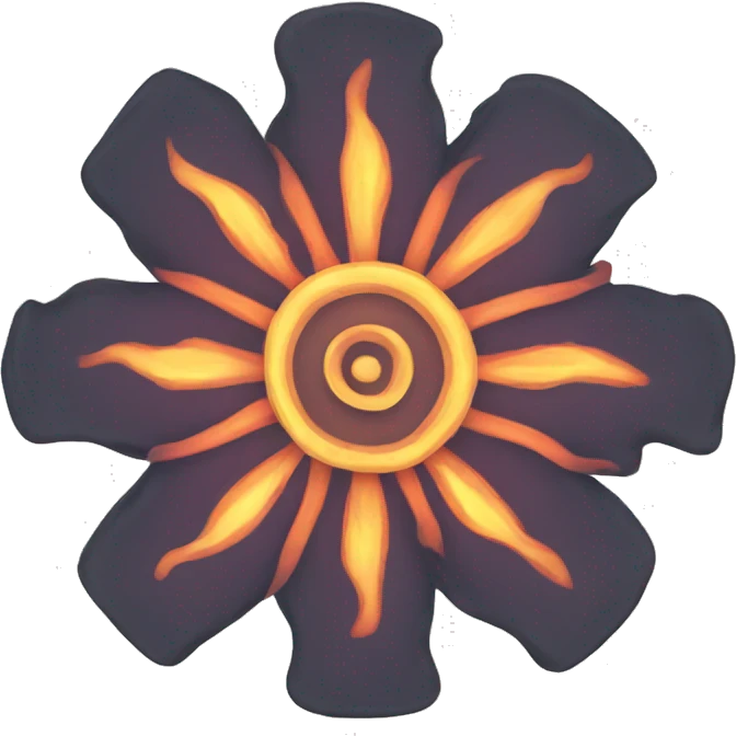 fire rosette emoji
