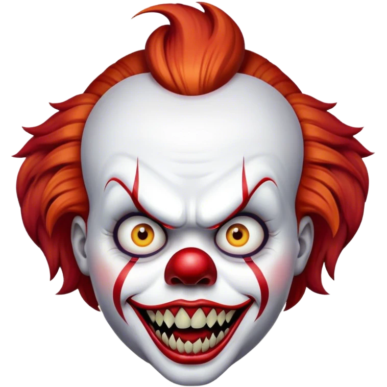 Pennywise the clown Mad face emoji
