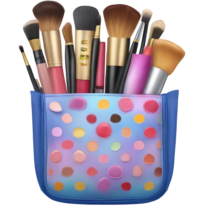 girl makeup bag emoji