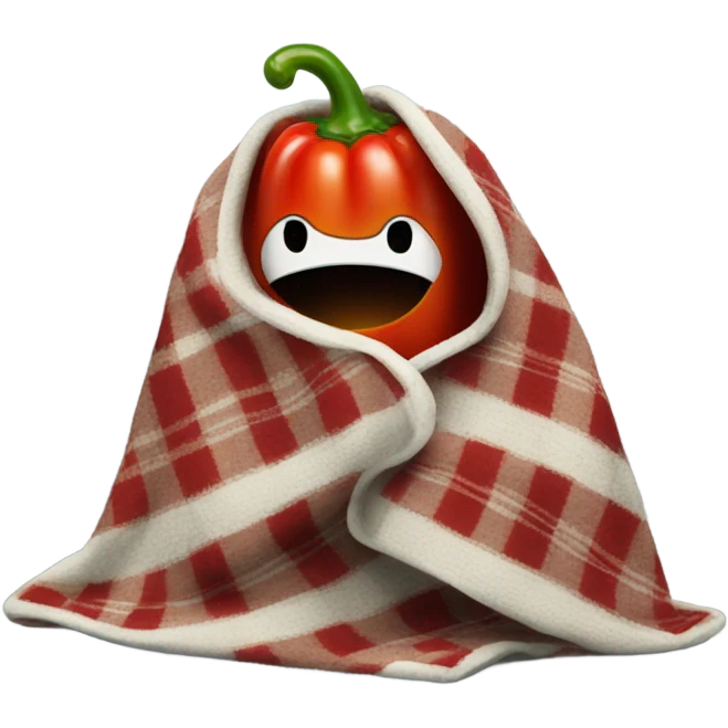 pepper in blanket emoji
