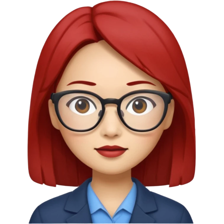 Mei Lee with glasses from the Turning Red movie emoji