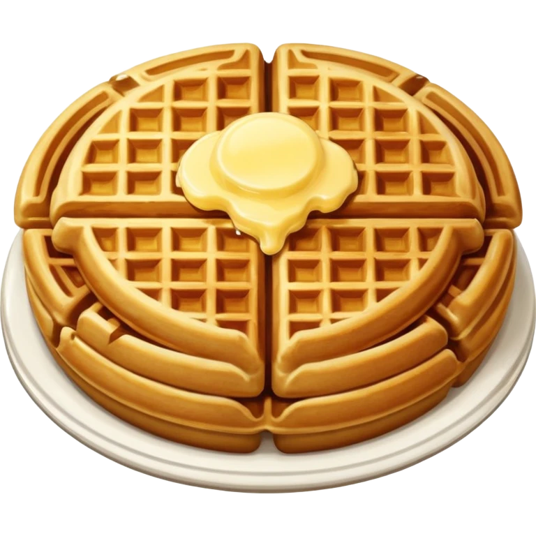 round waffle emoji