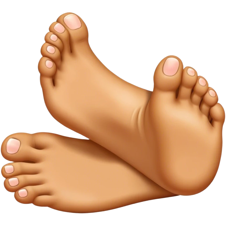 Face on a foot emoji