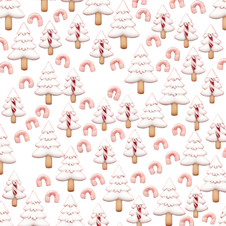 Christmas girly wallpaper with trees cookies chilling all in red colour emoji