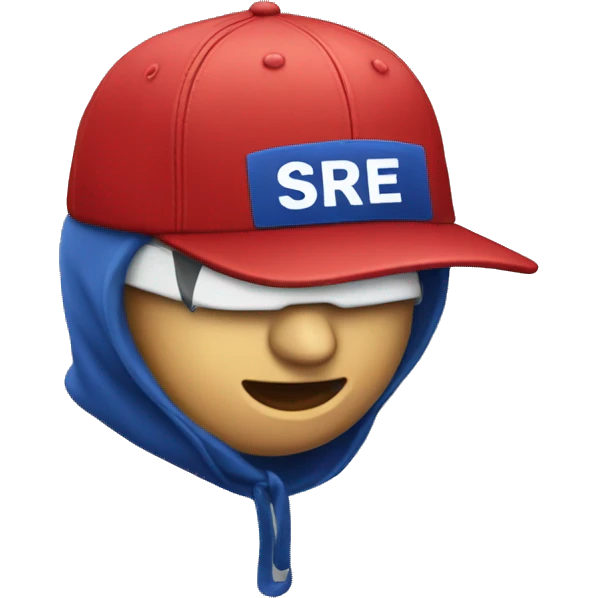 Cap with "sre" acronym emoji