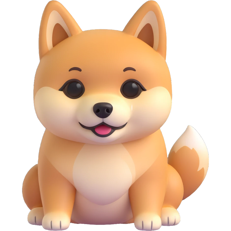 shiba inu cute emoji