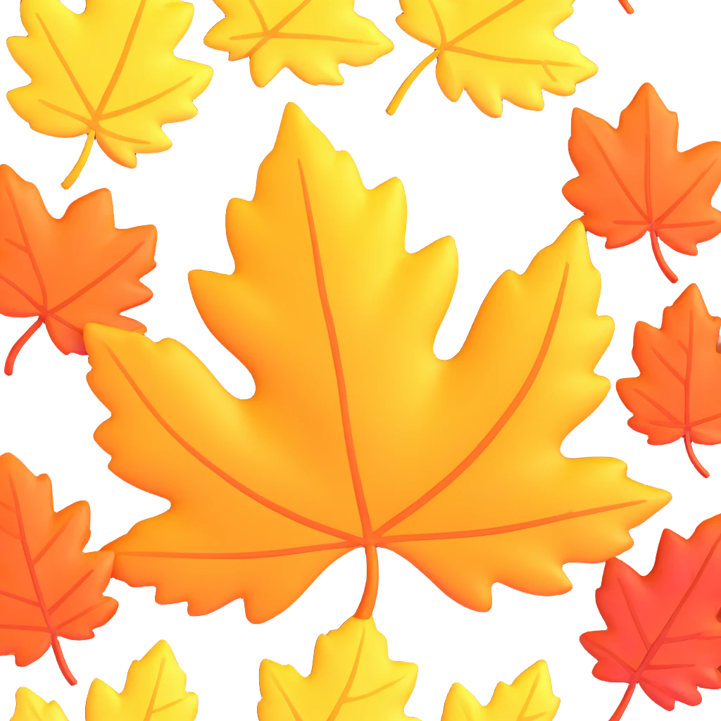 autumn leaf, fall leaf emoji