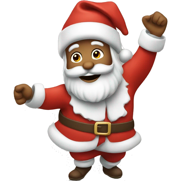 Dancing Santa emoji