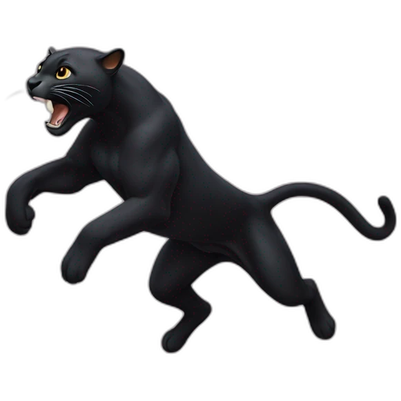 Jumping Panther emoji