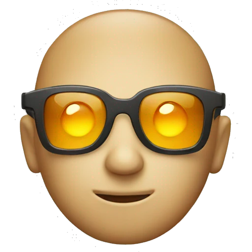 face with solar lens emoji