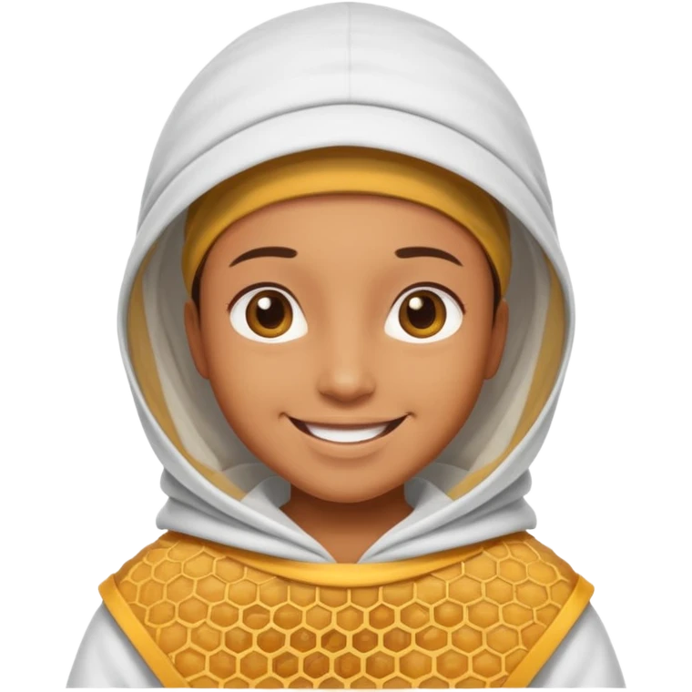 beekeeper white cloth emoji