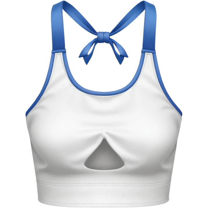 a white halter top emoji