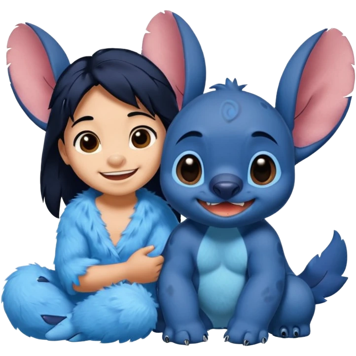 Lilo and stitch make stitch cute cuter make it look relaistic emoji