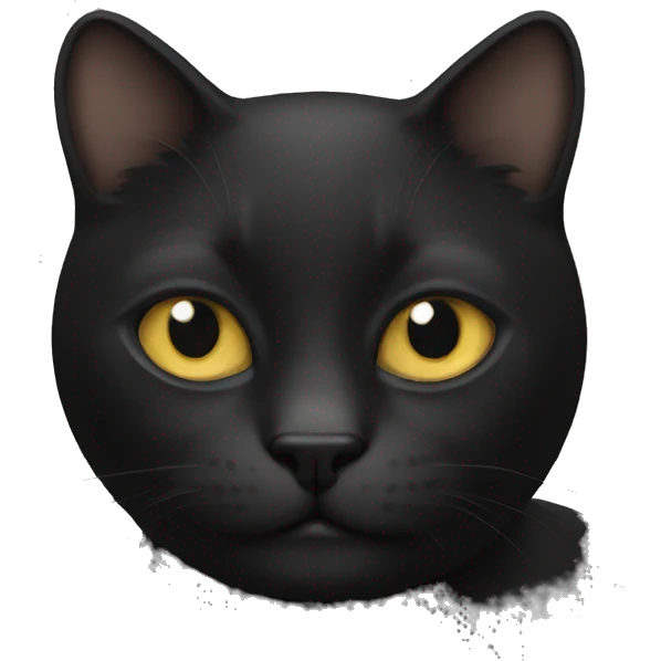 gato negro emoji