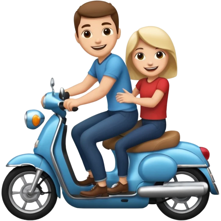 Person riding a human emoji