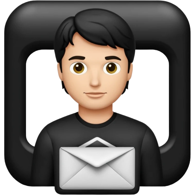 sobre de correo con el nombre de Tom Welling emoji