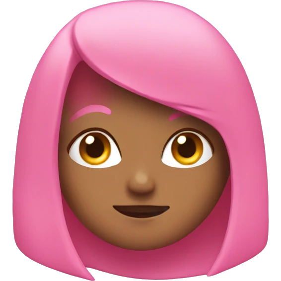 Cute pink emoji
