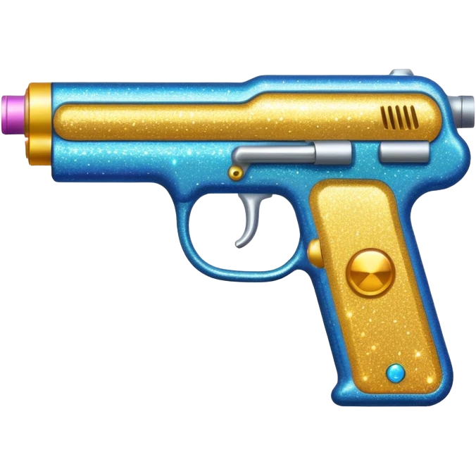 glitter gun emoji