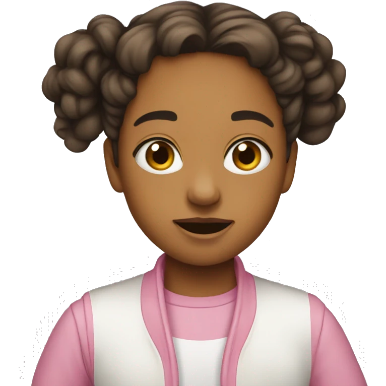 👧🏽🐩 emoji