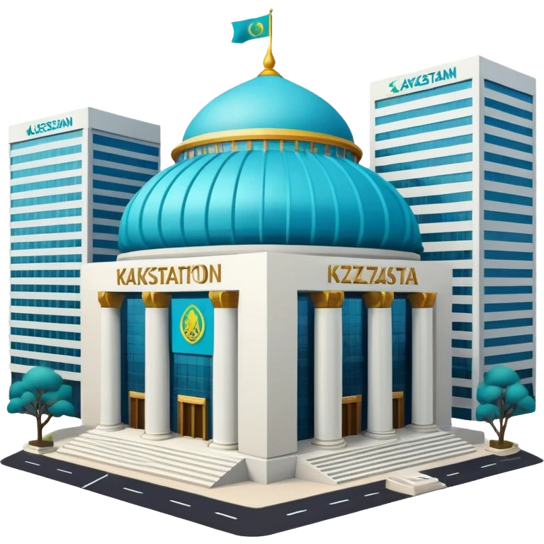 stock exchange, from kazakstan emoji