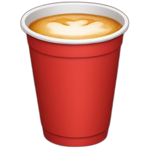 Red cup emoji