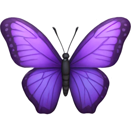 Purple butterfly emoji