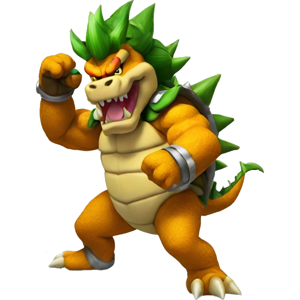 Bowser danse emoji