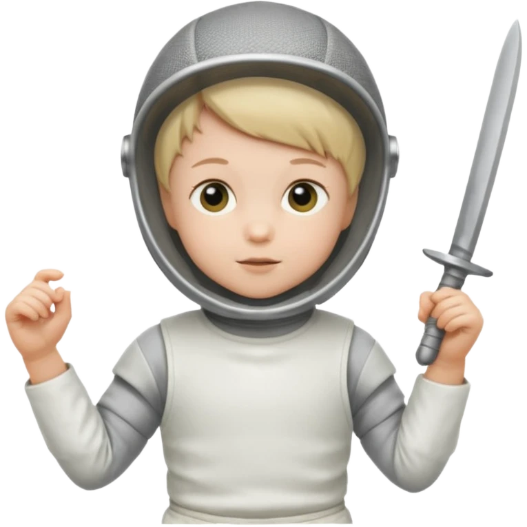 fencer baby emoji