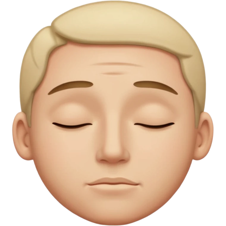 Now make his eyes close emoji