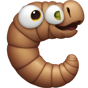worm emoji