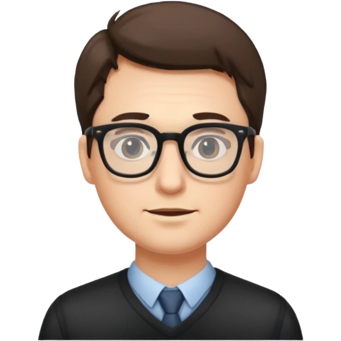 Man with glasses emoji