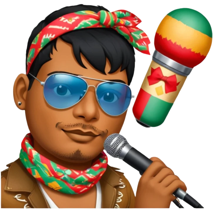 Colorful Singer emoji