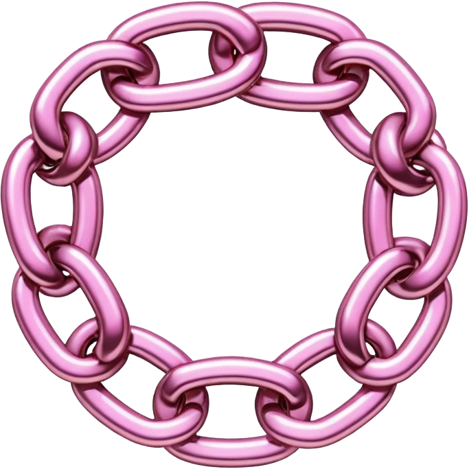 pink chain icon emoji