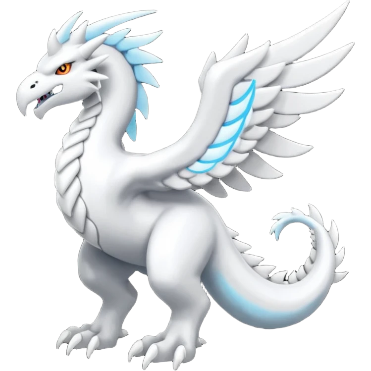 Kyurem-Reshiram-Fakémon-hybrid-creature (full body)  emoji