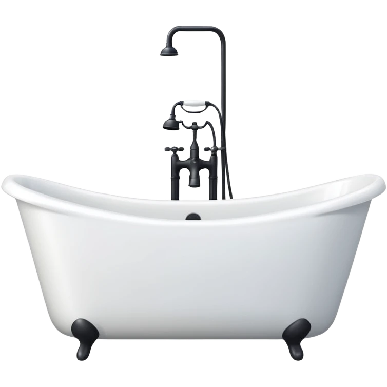 White bath tub emoji