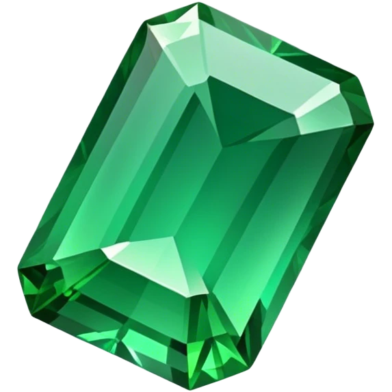 cinematic-realistic-emerald-emoji,-deep-and-lush,-with-a-vibrant-green-hue-that-catches-light,-creating-a-brilliant,-sparkling-effect-across-its-polished-surface.--large-emerald-rectangle-cut,-the-facets-of-the-gem-catch-the-light-in-rich emoji
