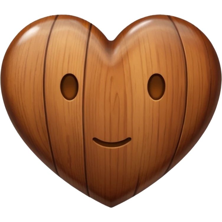 Brown heart emoji